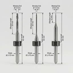 Nexy Zirconia Milling Burs DC - Ball Knife (4.0mm Shank | JDM5Z / JDM5D Ultra Type) - 3