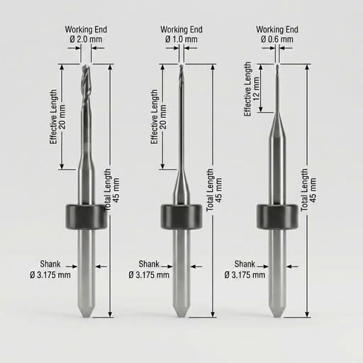 Nexy Zirconia Milling Burs DC - Ball Knife (4.0mm Shank | JDM5Z / JDM5D Ultra Type)