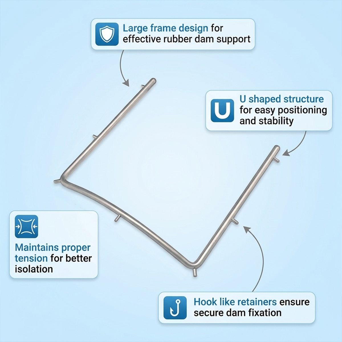 GDC Rubber Dam Frame Large (Rdaf6)