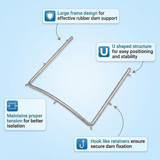 GDC Rubber Dam Frame Large (Rdaf6)