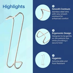 Waldent Columbia Cheek Retractor Wide & Flat End - 14.5cm (8/119) - 5