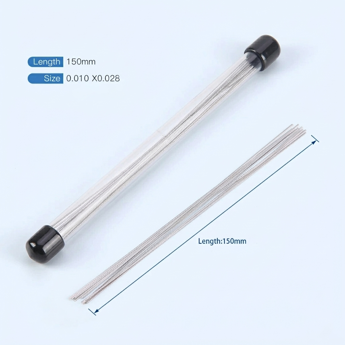 UU Ortho Straight Length Retainer Wire 0.010 x 0.028 (Pack of 10)