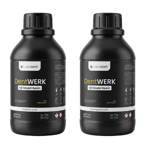 Labodent DentWERK HD Dental 3D Printer Model Resin – Grey 1 Kg