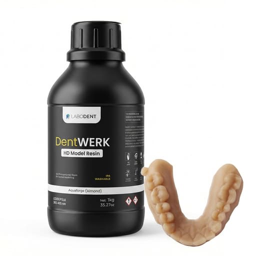 Labodent DentWERK HD Dental 3D Printer Model Resin – Grey 1 Kg