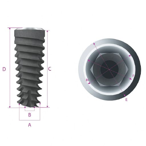 Apex Konnect Dental Implants 4.20mm