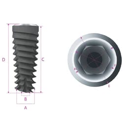 Apex Konnect Dental Implants 3.50mm - 7