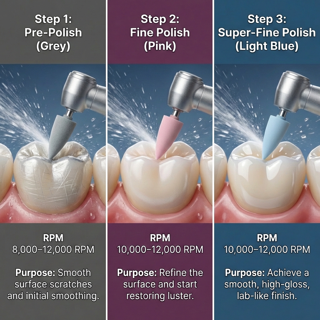 MIK PFM InstaGlaze Ceramic Polishing Bur Kit