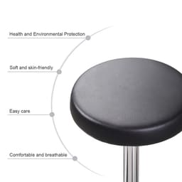 Indian Dental Stool with Armrest and Metal Base - 6