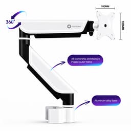 Intellicam Double Arm Mechanical Monitor Mounting Bracket - 360° Rotation (MUS-M2) - 4