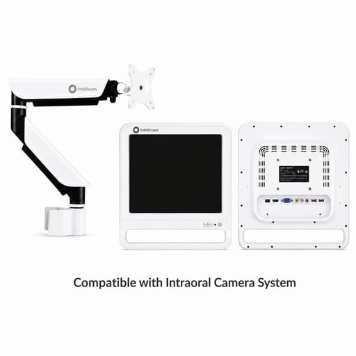 Intellicam Double Arm Mechanical Monitor Mounting Bracket - 360° Rotation (MUS-M2)