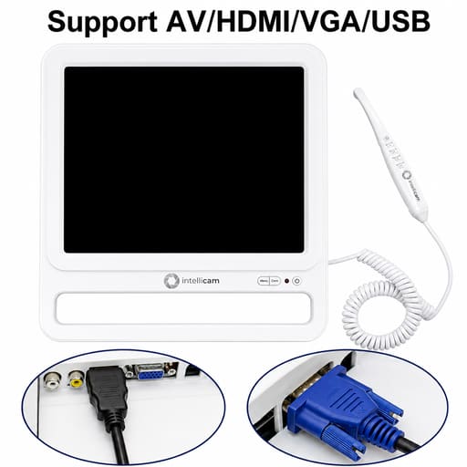 Intellicam Smart WiFi Intraoral Camera System - 17″ HD Display (MUS-Q5)