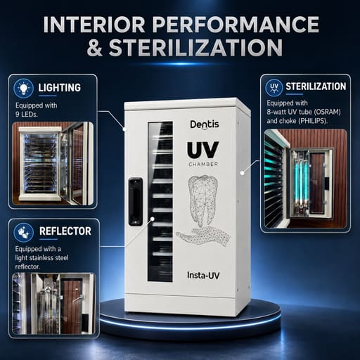 Dentis UV Chamber Insta-UV (12 Stainless Steel Trays)