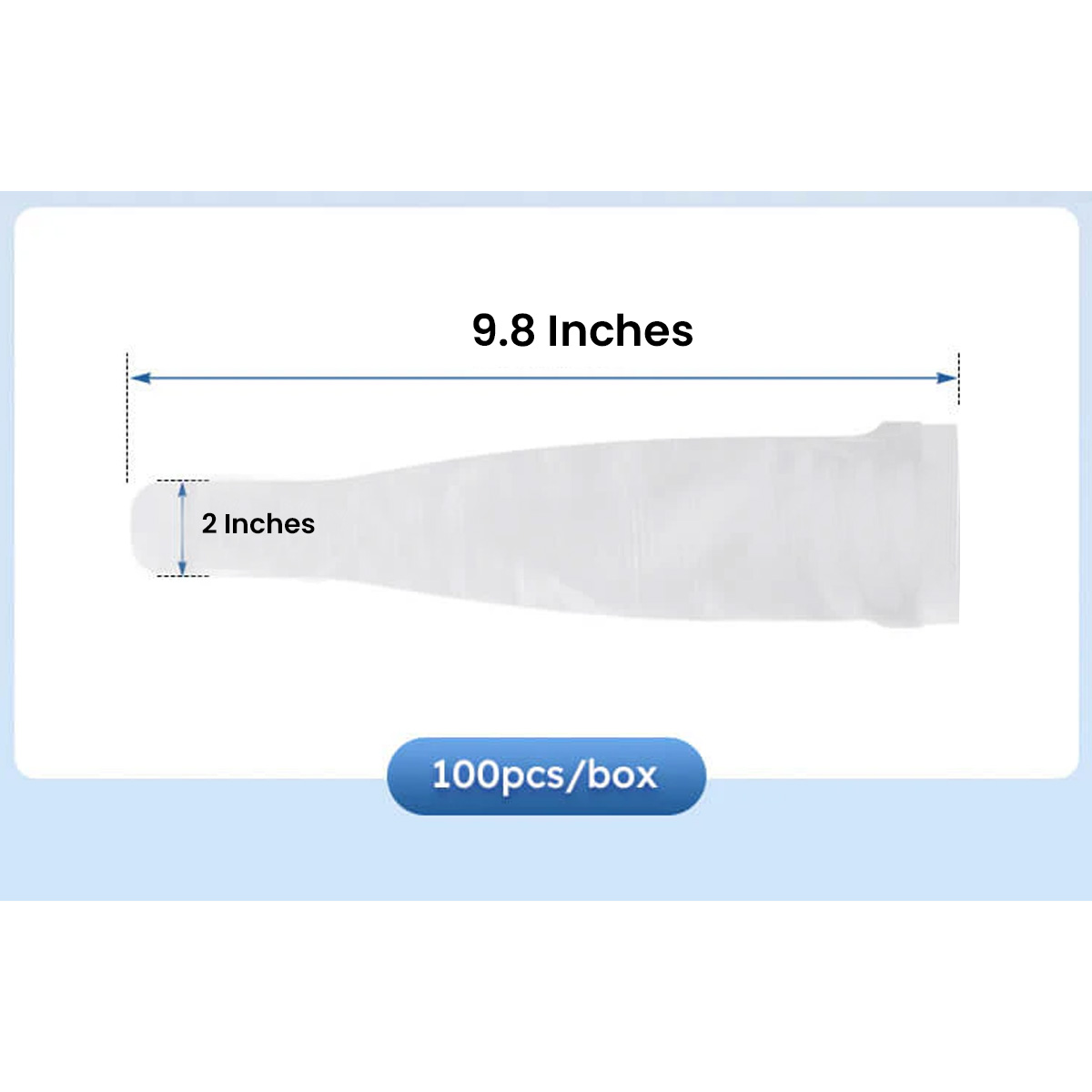 ET Dental VisiSafe Intraoral Camera Sheath - 9.8 x 2 inch (100pcs/Box)