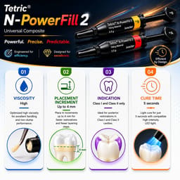 Ivoclar Tetric PowerFill 2 Composite Syringe - 6
