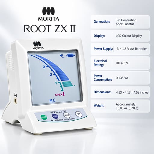 J Morita Root Zx II Apex Locator (Dentaport zx)