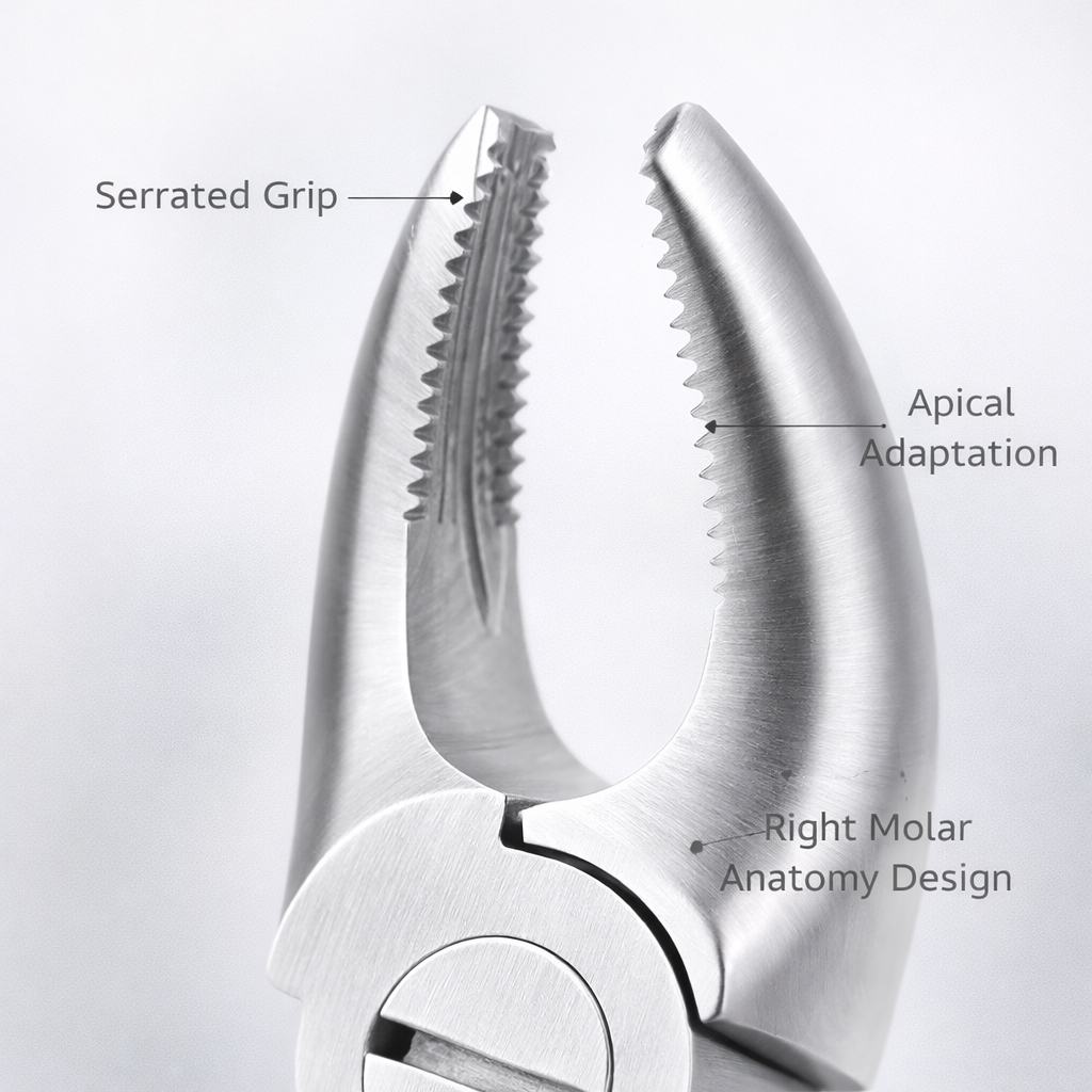 GDC Extraction Forceps Upper Molars Right Standard - FX17S