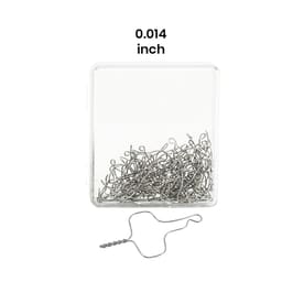 UU Ortho Kobayashi Ligature Wire Twisted Short 2.5cm - ∅0.014" (Pack of 100)