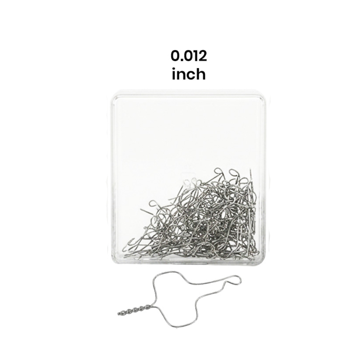 UU Ortho Kobayashi Ligature Wire Twisted Short 2.5cm -  ∅0.012" (Pack of 100)