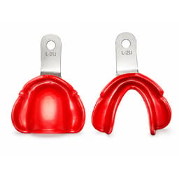 Jinguang Dentulous Non-Perforated Aluminium Impression Trays (Pack of 10) - 5