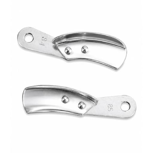 Jinguang Dentulous Non-Perforated Aluminium Impression Trays (Pack of 10)