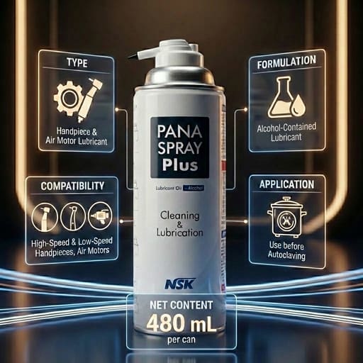 NSK Pana Spray Plus Handpiece Lubricant Spray (Z182100)