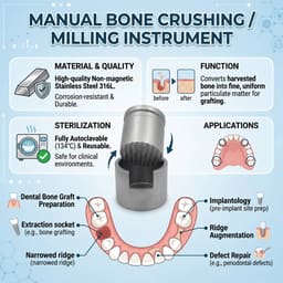 Julldent Bone Crusher/Bone Mill (JULL-DENT 230) - 5