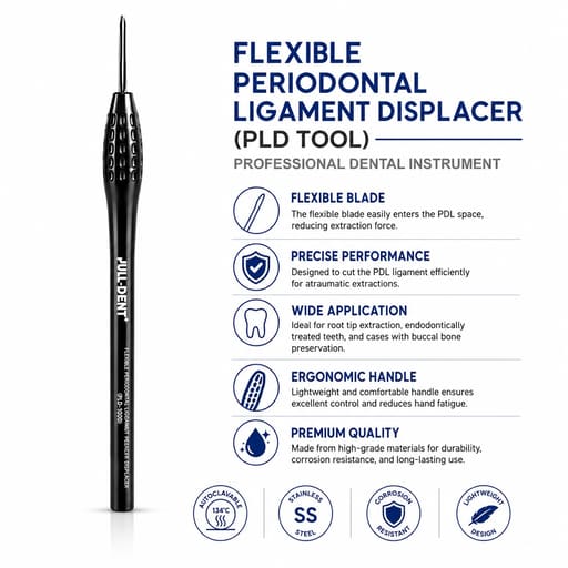 Julldent Flexible Periodontal Ligament Displacer (PLD Tool)