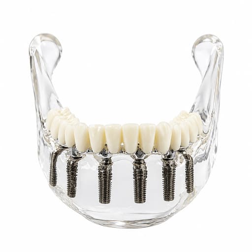 Julldent Lower Jaw Implant Model (JULL-DENT 208)