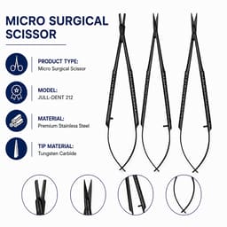 Julldent Micro Surgical Scissor (JULL-DENT 212) - 3