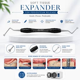 Julldent Soft Tissue Expander for Periosteum Release - 5