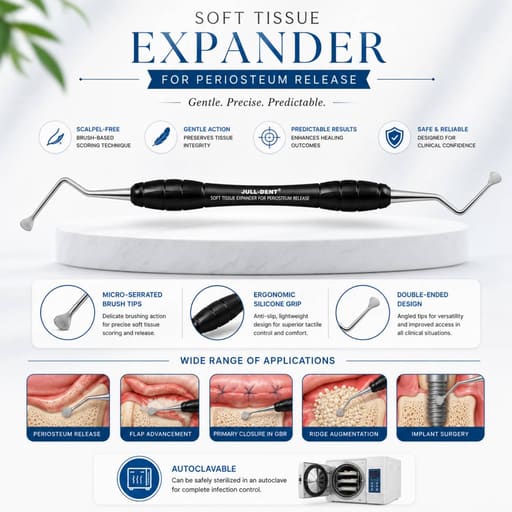 Julldent Soft Tissue Expander for Periosteum Release