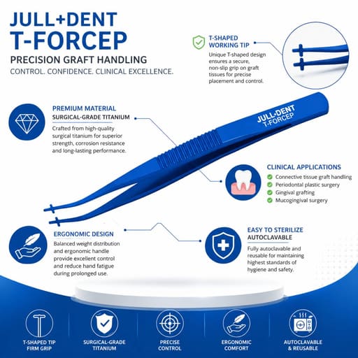 Julldent Titanium T - Forcep