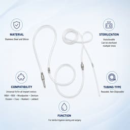 Julldent Universal Autoclavable Saline Tubing (Pack of 1) - 6