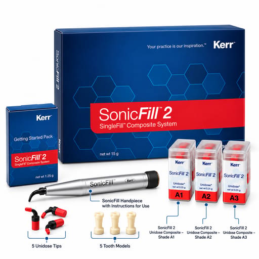 Kerr Sonic Fill - Sonic Activated, Bulk Fill Composite System