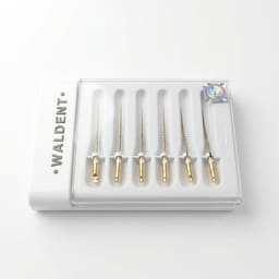 Waldent Wal-flex Gold Rotary Files 25mm - Wx (17/04%) (Pack Of 6)