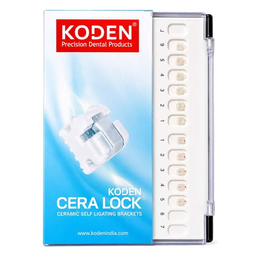 Koden Cera Lock MBT Ceramic Self Ligating Bracket Kits