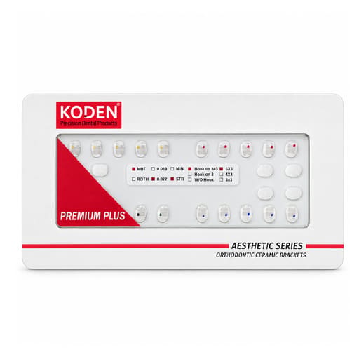 Koden Premium Plus Ceramic Bracket Kit MBT 022