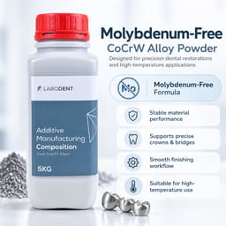 Labodent Cobalt Chrome Tungsten DMLS Powder - Molybdenum Free 15-53µm (5kg) - 2