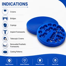Labodent Dental CAD/CAM Wax Milling Blanks - Blue - 4