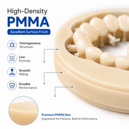 Labodent Dental PMMA Monolayer Blanks - A1 Shade - 6