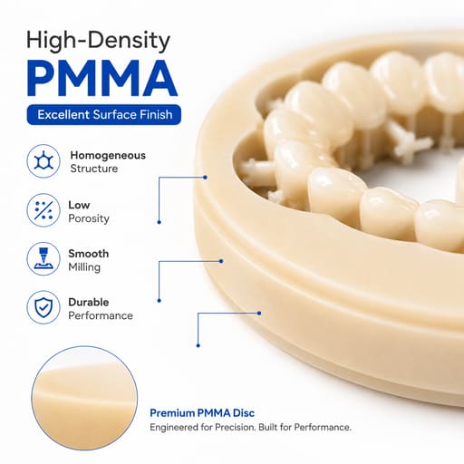 Labodent Dental PMMA Monolayer Blanks - A1 Shade