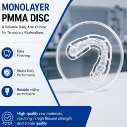 Labodent Dental PMMA Monolayer Blanks - Transparent - 3