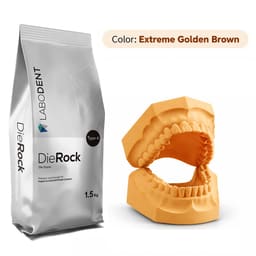 Labodent DieRock Die Stone Type 4 Extreme Golden Brown - 1.5Kg