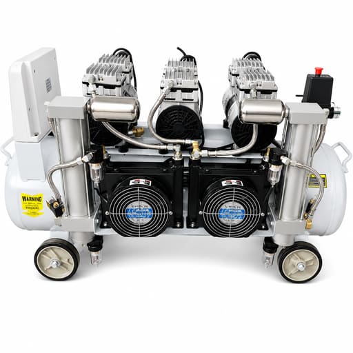 Labodent Triple Head Dental Air Compressor 3.3 HP (SD-210/8GL)