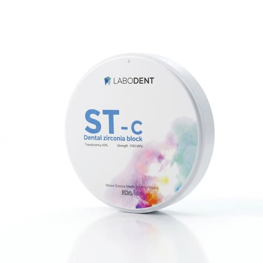 Labodent Zirconia Ceramic Blank ST-C | B3 Shade | 18mm | Pre-Shaded CAD/CAM Disc