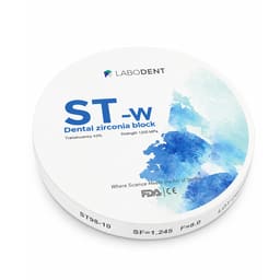 Labodent  Zirconia Ceramic Blank ST| White Shade | 10mm |CAD/CAM Disc