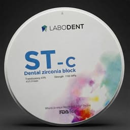Labodent Zirconia Ceramic Blanks ST-C | A3.5 Shade | Pre-Shaded CAD/CAM Discs - 2