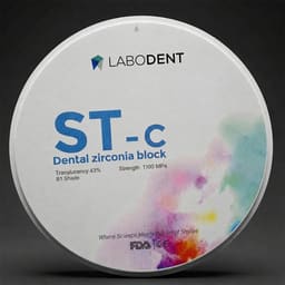 Labodent Zirconia Ceramic Blanks ST-C | B1 Shade | Pre-Shaded CAD/CAM Discs - 3