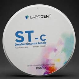 Labodent Zirconia Ceramic Blanks ST-C | C1 Shade | Pre-Shaded CAD/CAM Discs - 2