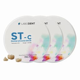 Labodent Zirconia Ceramic Blanks ST-C | C3 Shade | Pre-Shaded CAD/CAM Discs - 2